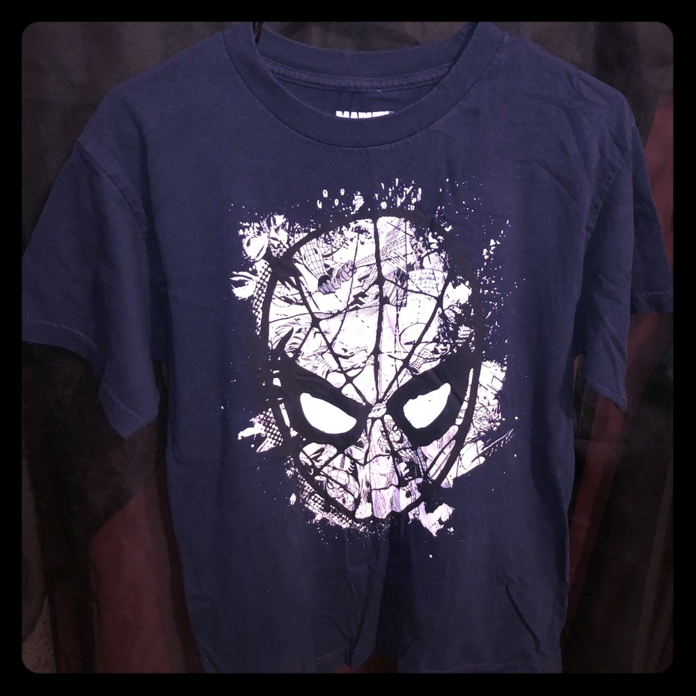 ❤️2 for $20❤️ Boys navy Spider-Man tee shirt
